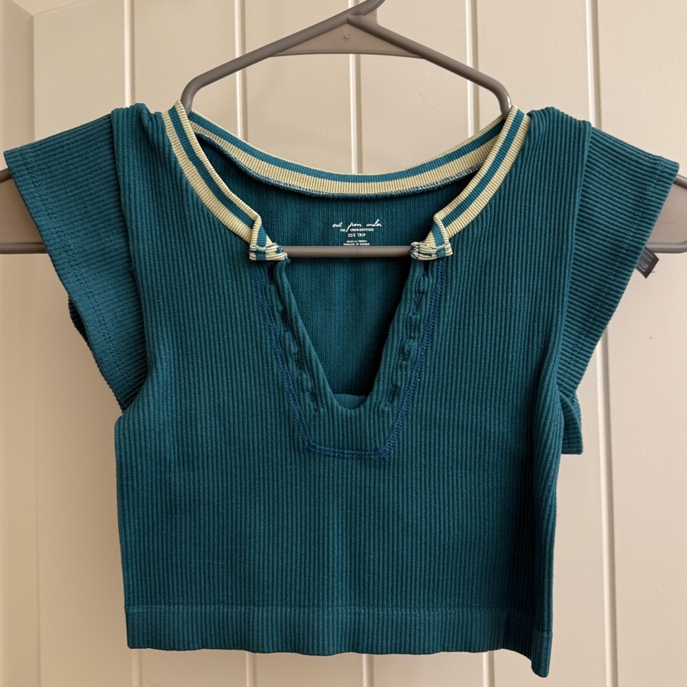 Urban Outfitters Teal Knit Crop Top XS/S